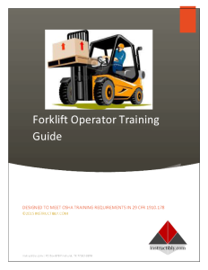 Instructibly Forklift Operator Training Guide Cover